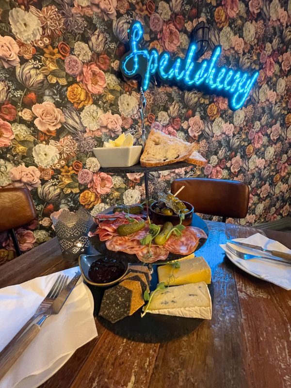 Cheese Afternoon Tea with a Bottle of Wine for Two at Love Cheese York